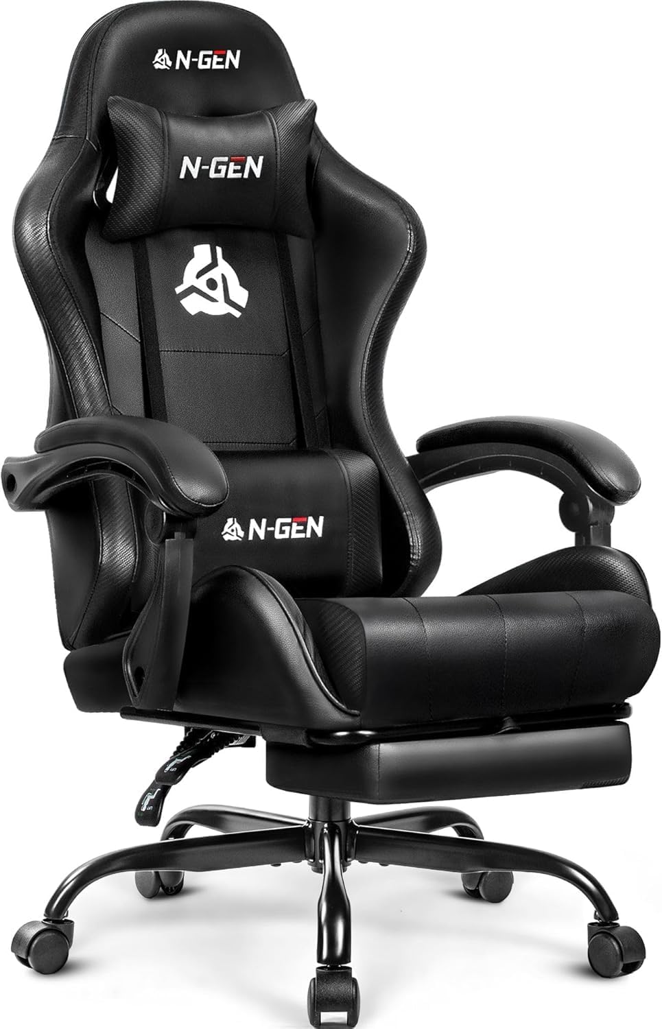 Ergonomic Office Chair - Chaise de jeu avec repose-pieds et