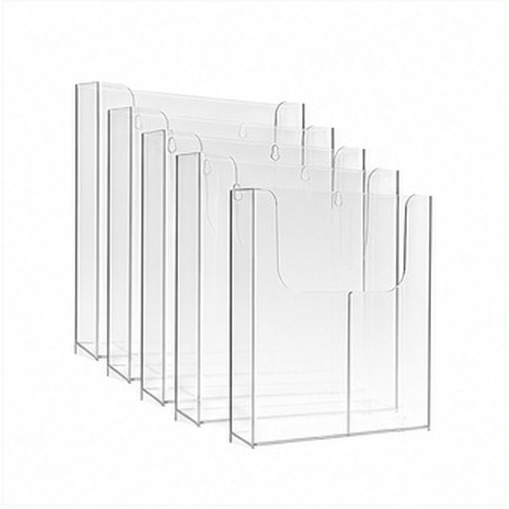 Document Holder Stand - Lot de 4 porte-brochures muraux en