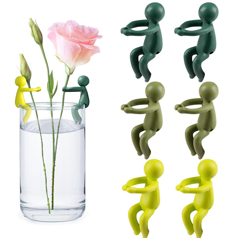 Home Office Layout - Figurine décorative pour plantes hydroponiques, support