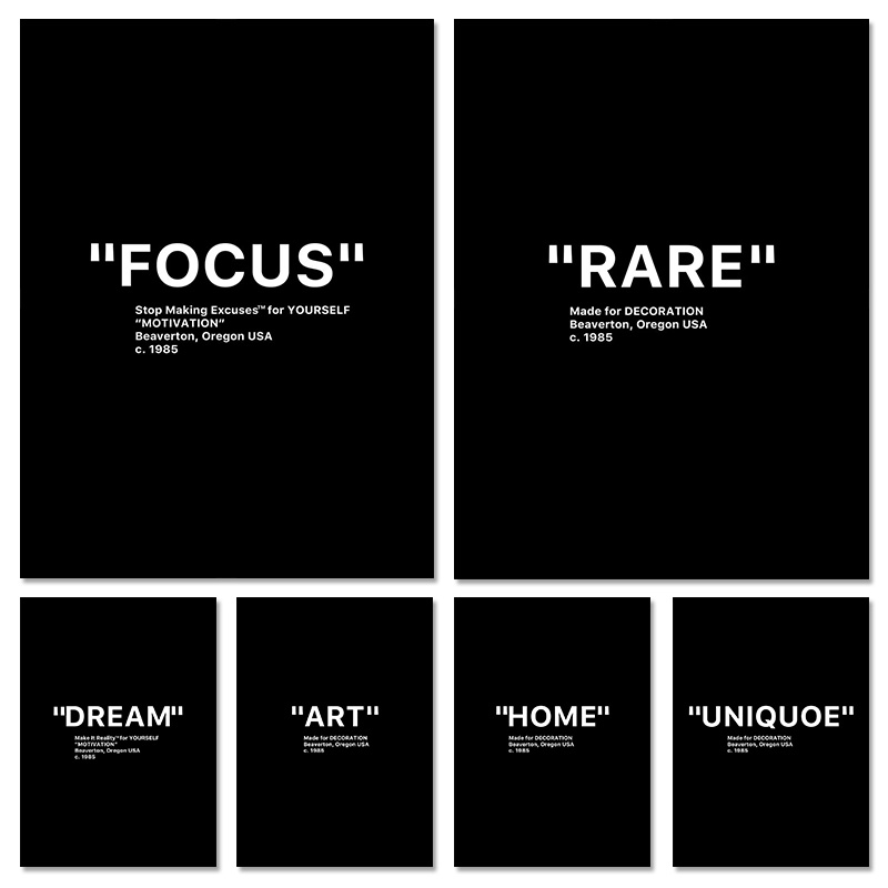 Home Office Room Inspiration - Affiches HD modernes et minimalistes en