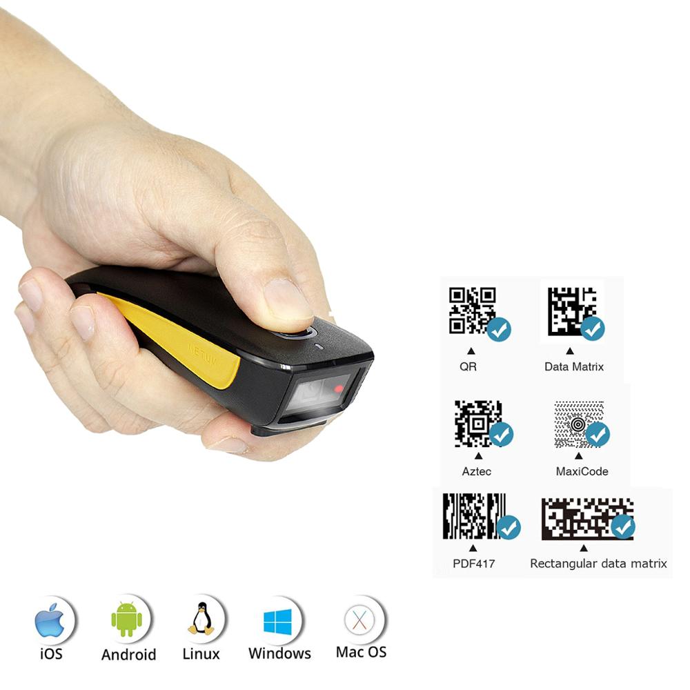 Document Scanner Portable - Lecteur de codes-barres 2D sans fil