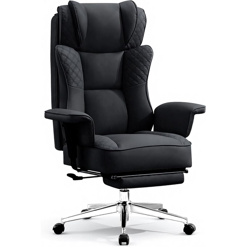 Ergonomic Office Chair - Chaise de bureau ergonomique en cuir,
