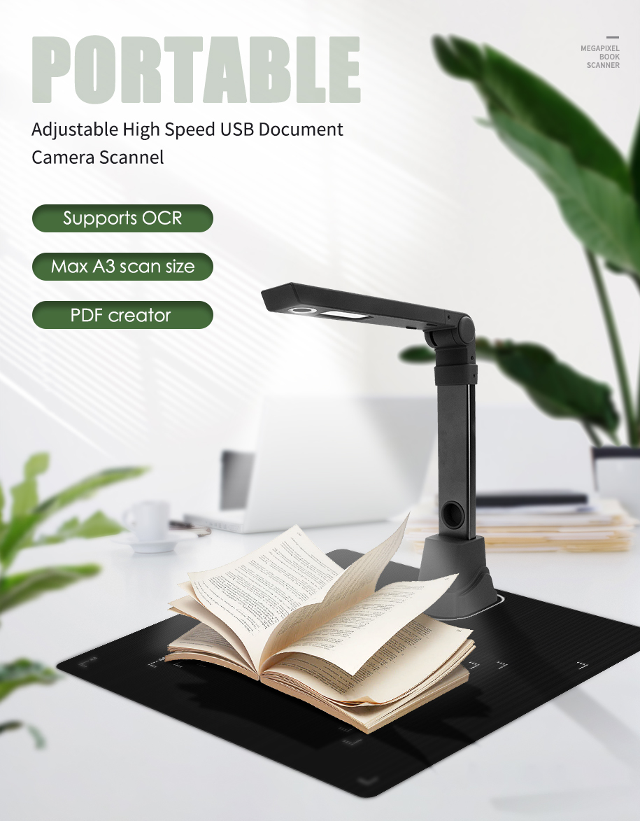 Scanner de livres automatique  - Document Scanner Portable avis et prix