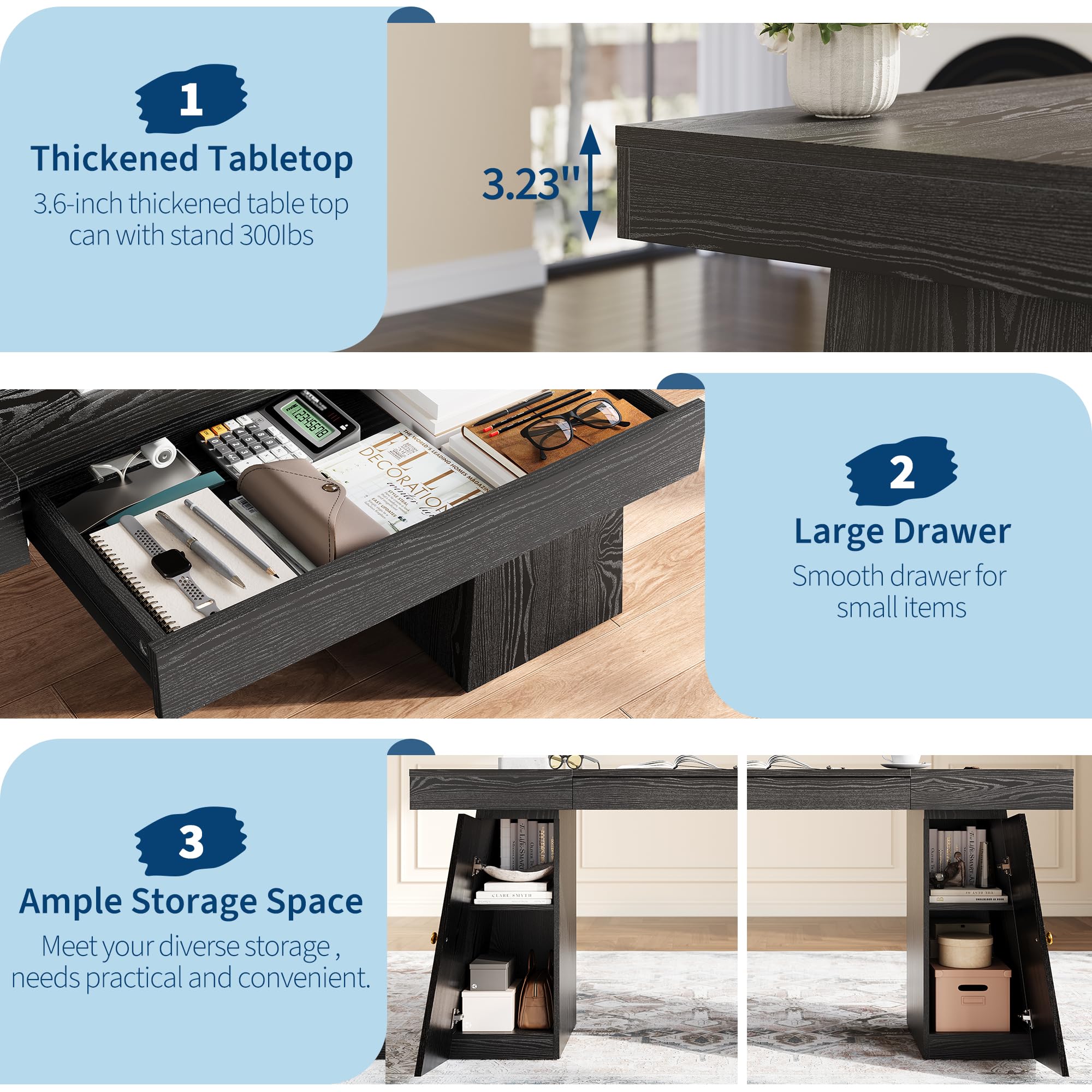 Bureau d'ordinateur de 55 x 27 - Home Office Work Table avis et prix