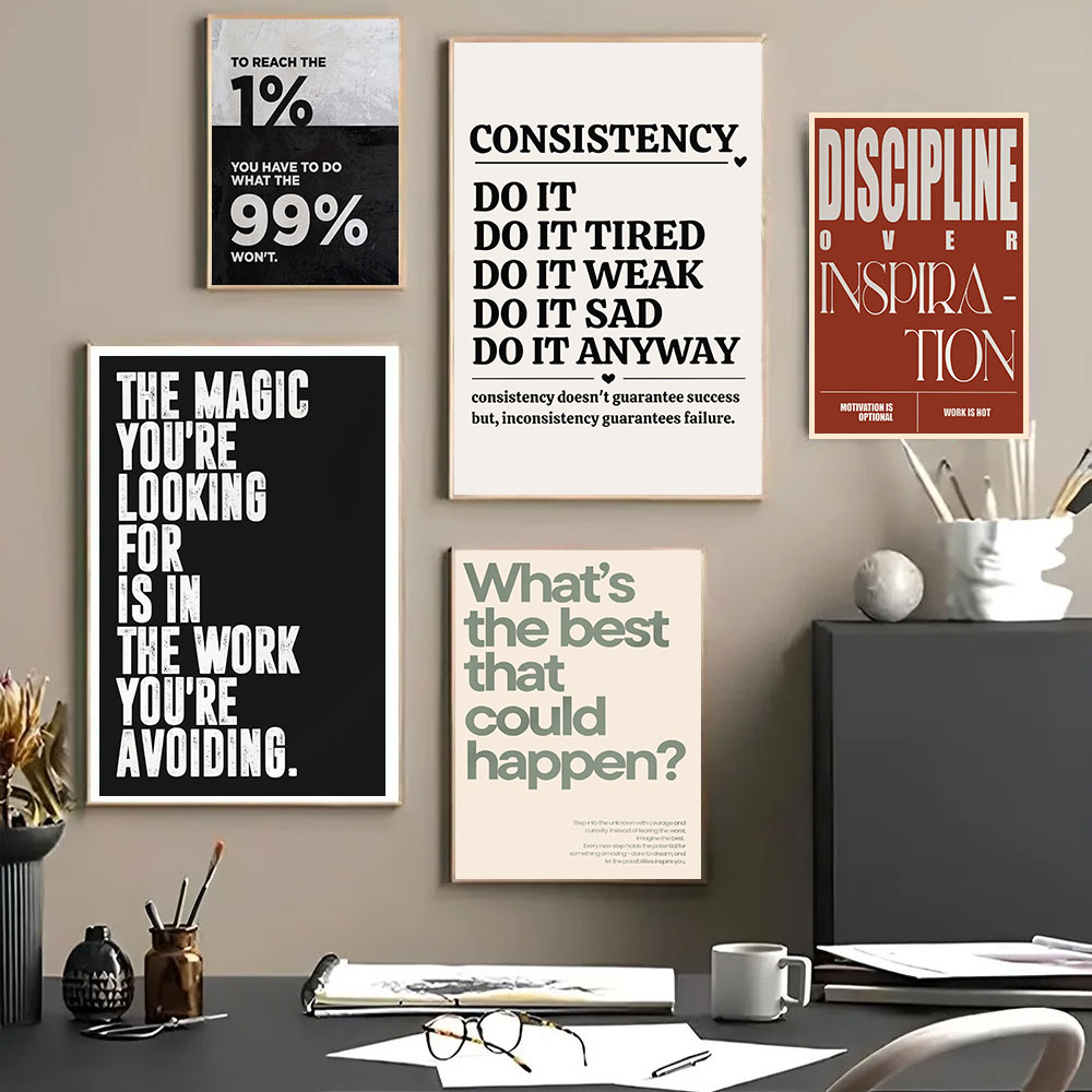 Affiche d'art minimaliste avec - Home Office Room Inspiration avis et prix