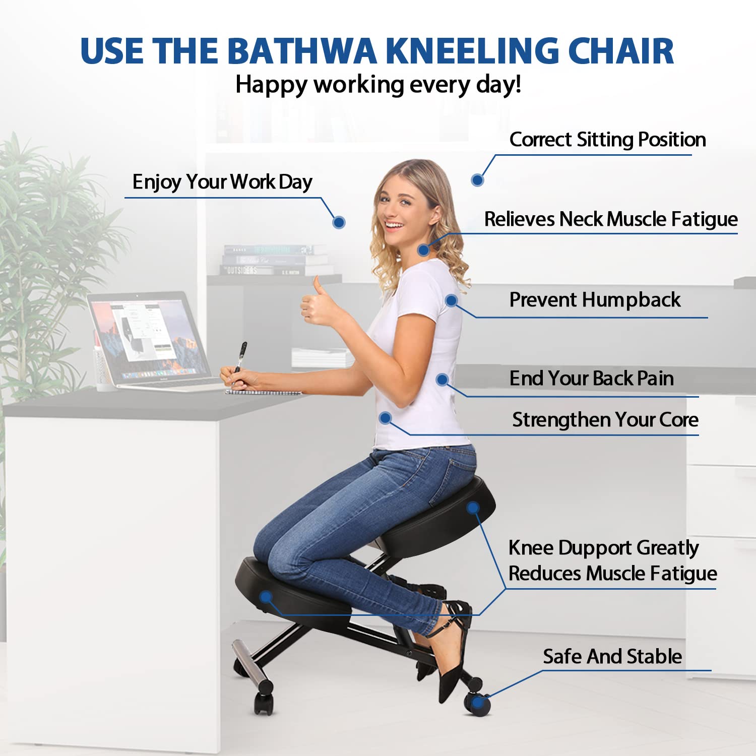 Chaise à genoux ergonomique po - Ergonomic Office Chair avis et prix
