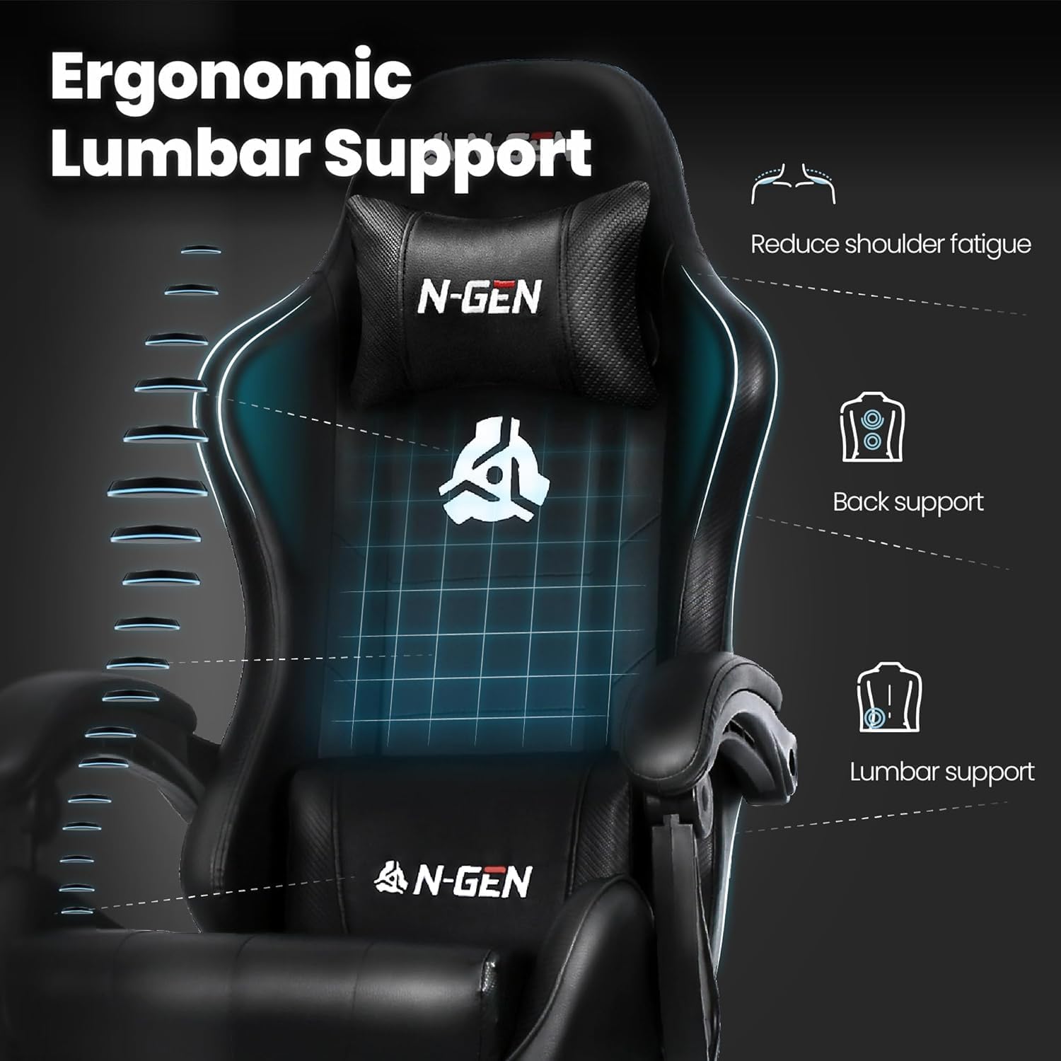 Chaise de jeu avec repose-pied - Ergonomic Office Chair avis et prix