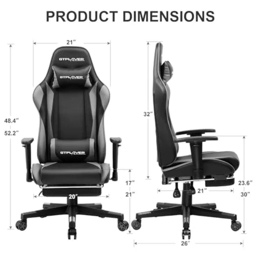 Chaise de jeu avec repose-pied - Ergonomic Office Chair avis et prix