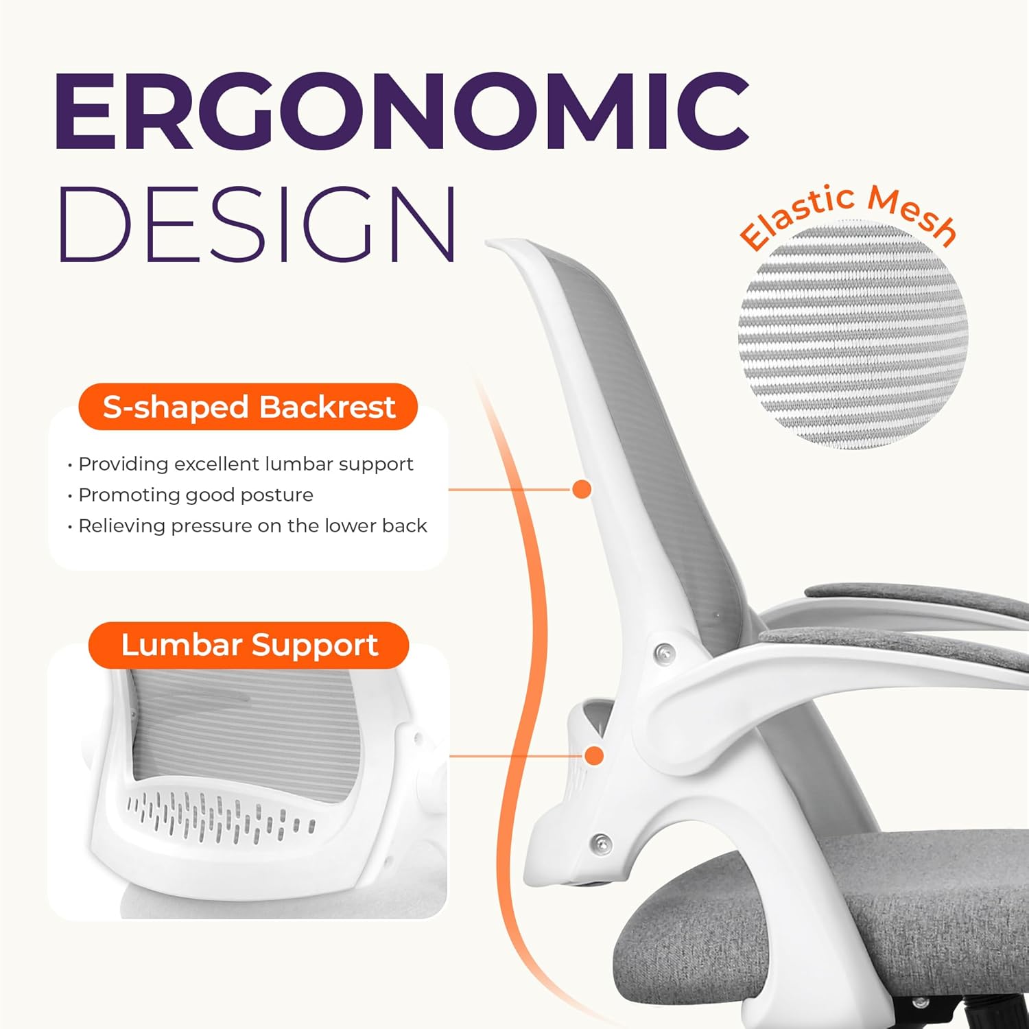 Chaise de bureau ergonomique e - Ergonomic Office Chair avis et prix