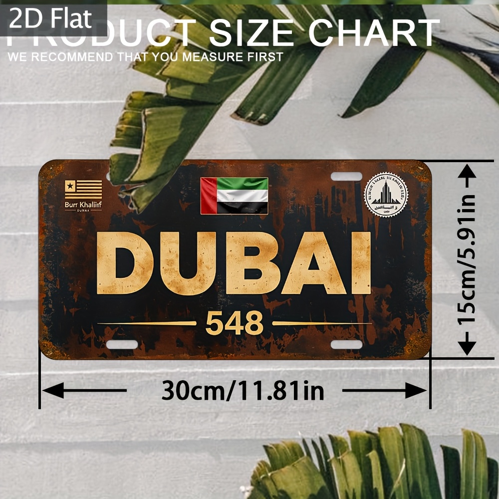 Plaque d'immatriculation indus - Home Office Dubai avis et prix