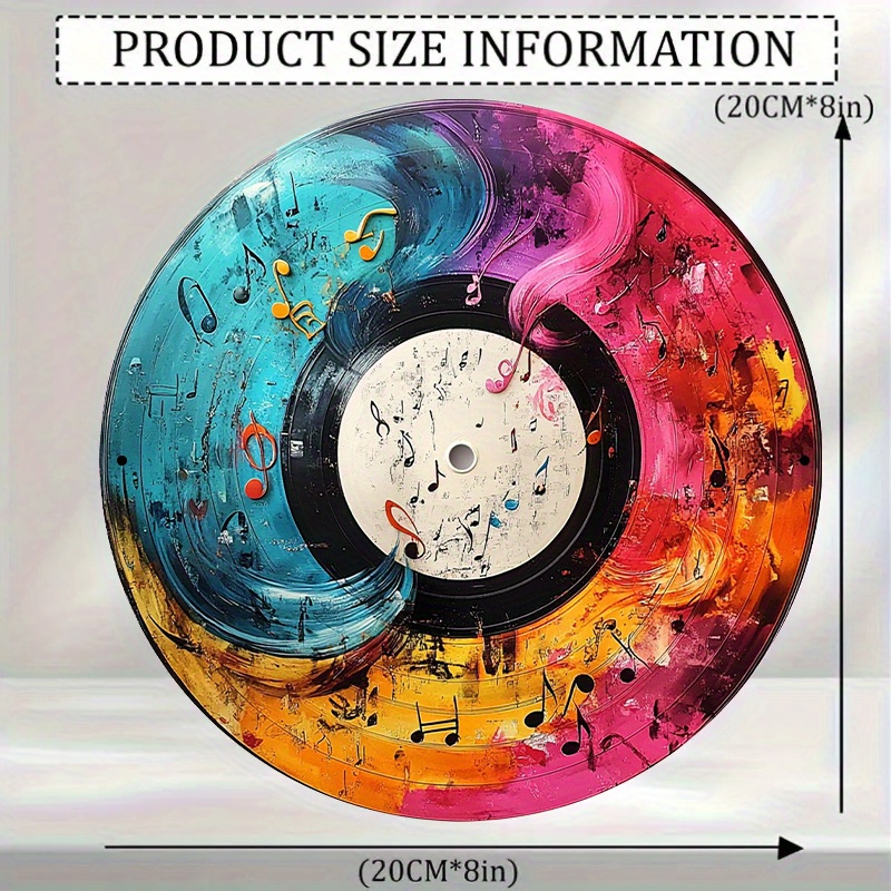 Art de disque vinyle vibrant d - Home Office Or avis et prix
