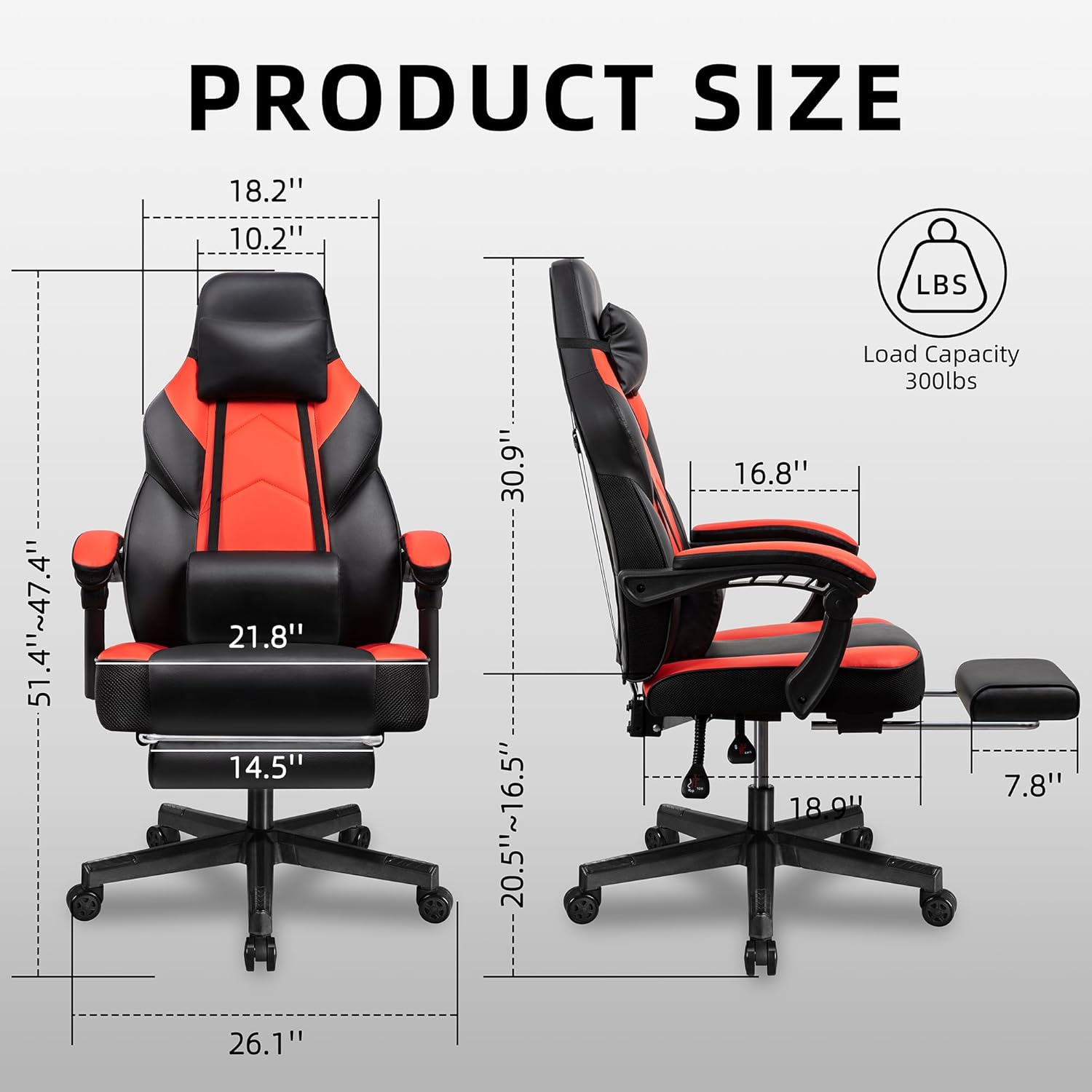 Chaise de jeu avec repose-pied - Ergonomic Office Chair avis et prix