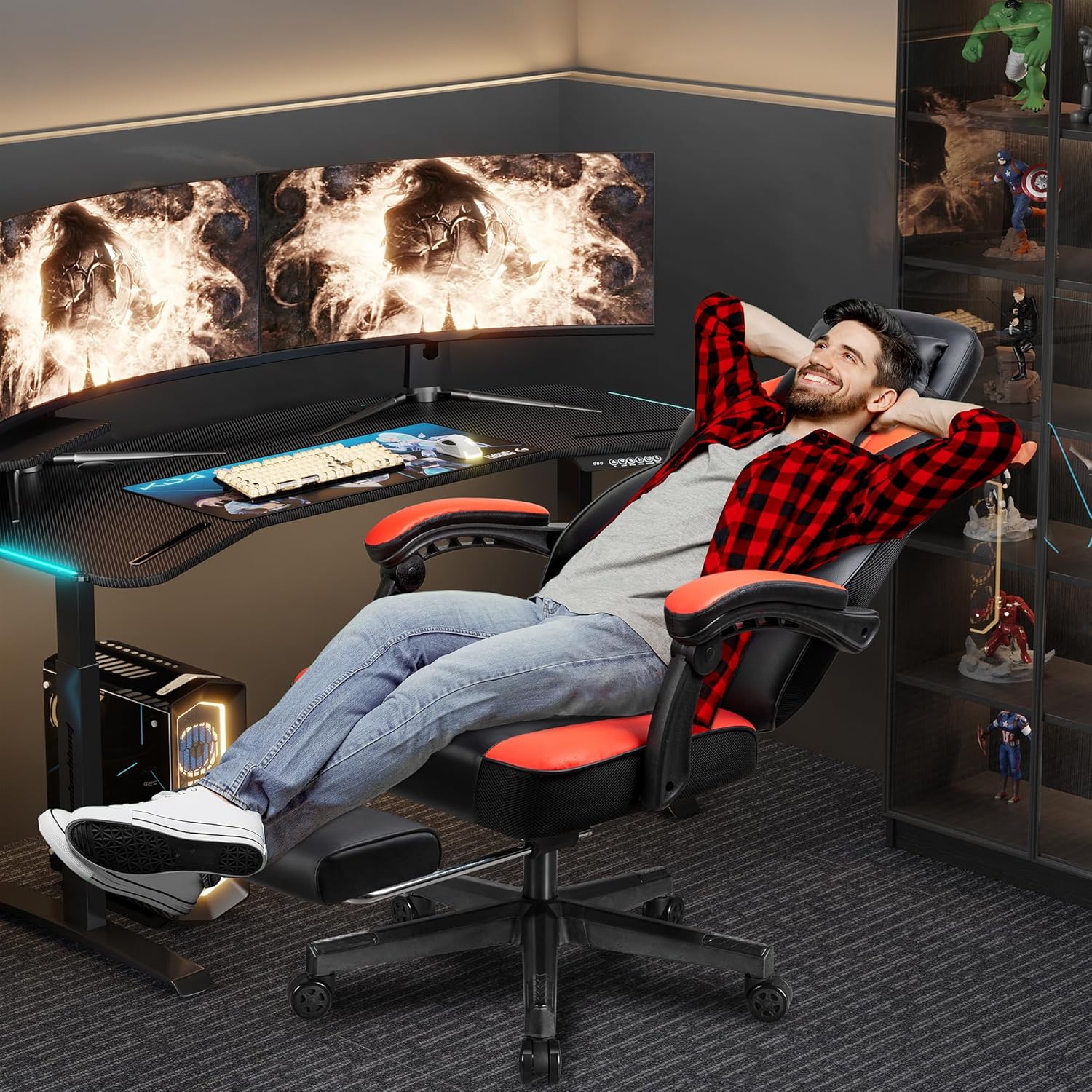 Chaise de jeu avec repose-pied - Ergonomic Office Chair avis et prix
