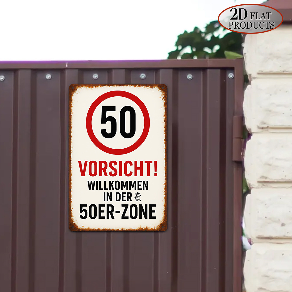 Panneau de signalisation allem - Home Office Or avis et prix