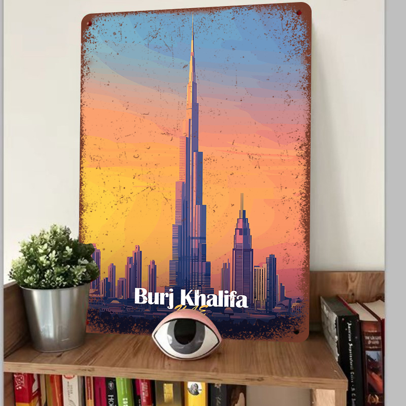 Burj Khalifa – peinture murale - Home Office Dubai avis et prix