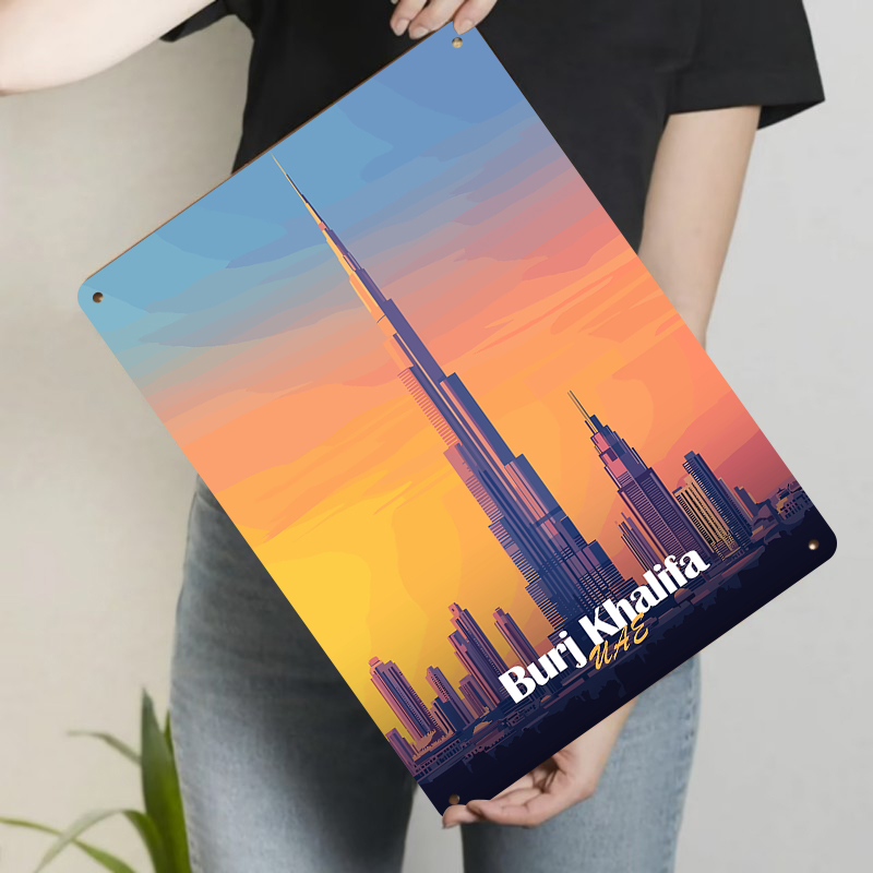 Burj Khalifa – peinture murale - Home Office Dubai avis et prix