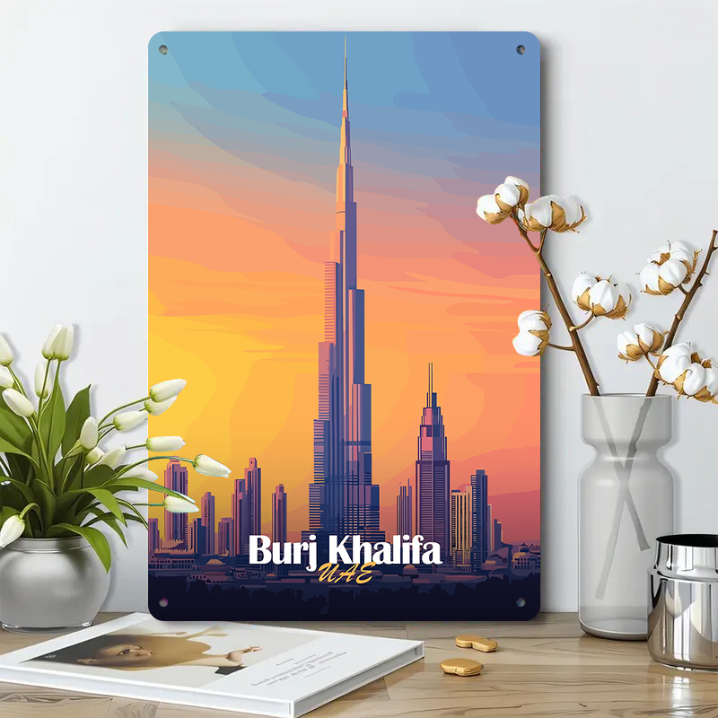 Burj Khalifa – peinture murale - Home Office Dubai avis et prix