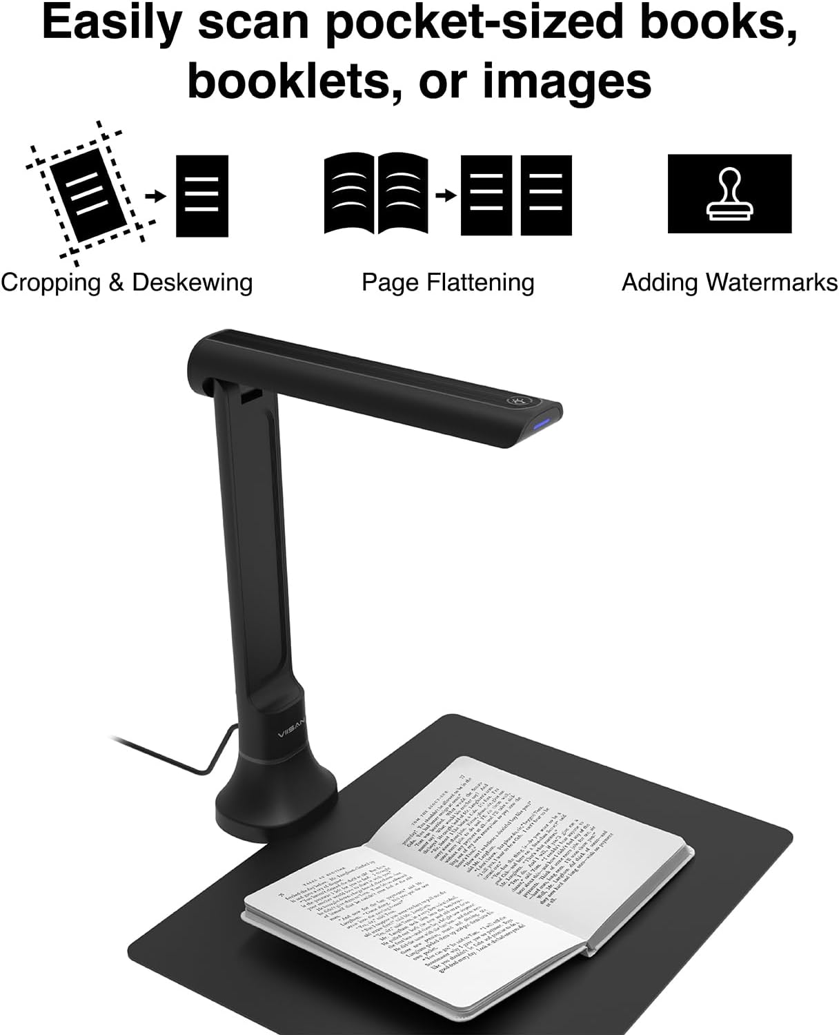 Caméra de numérisation de docu - Document Scanner Portable avis et prix
