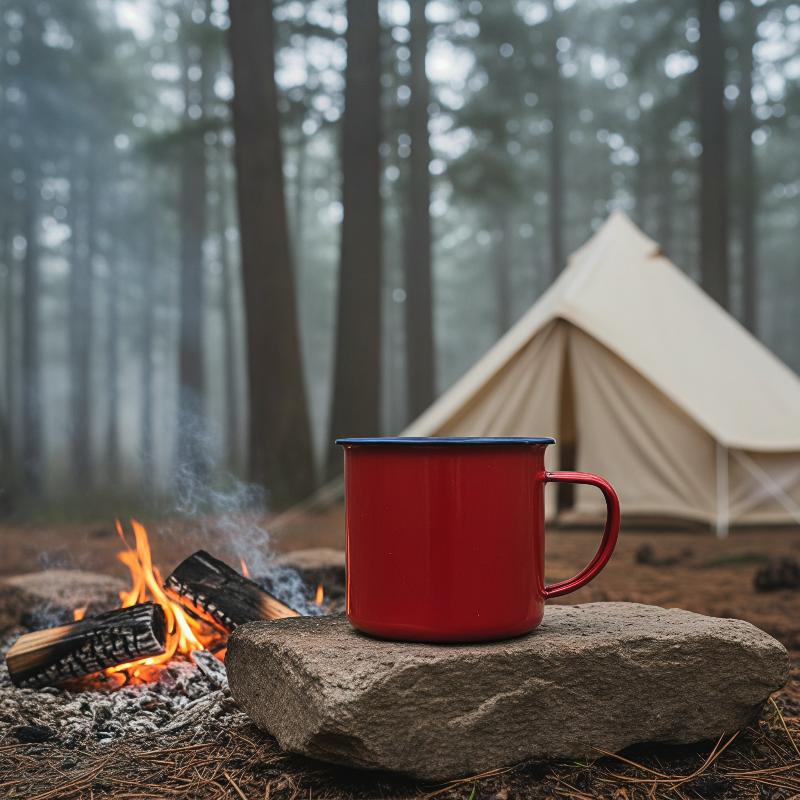 Tasses à boire en émail durabl - Home Office Logo avis et prix