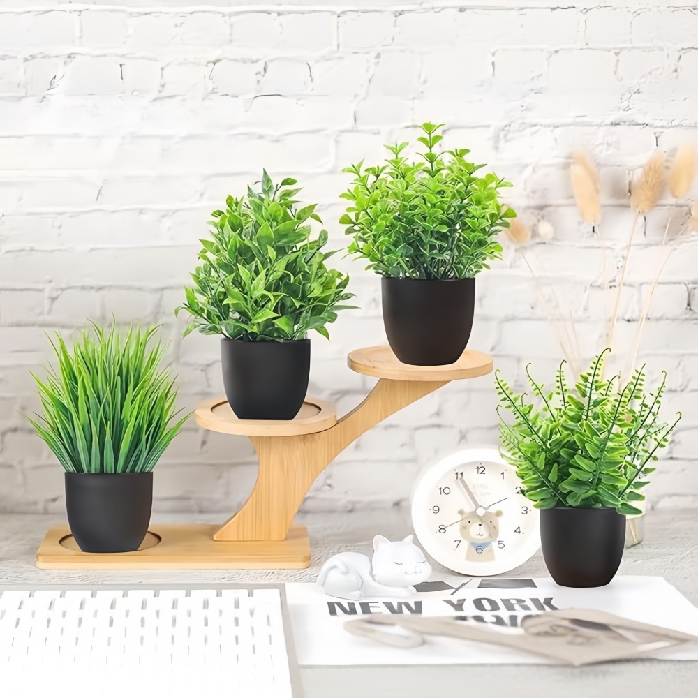 Lot de 4 mini-plantes artifici - Home Office Layout avis et prix
