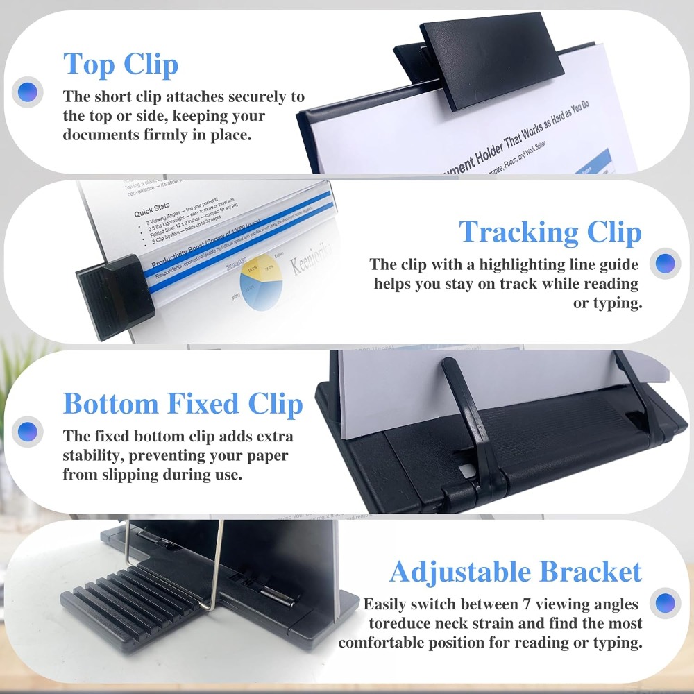 Support de documents de bureau - Document Holder Stand avis et prix